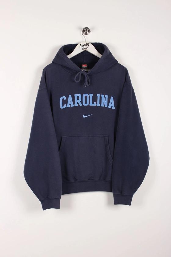 90’s Nike Carolina Hoodie Navy Medium – Wardrobe Collective