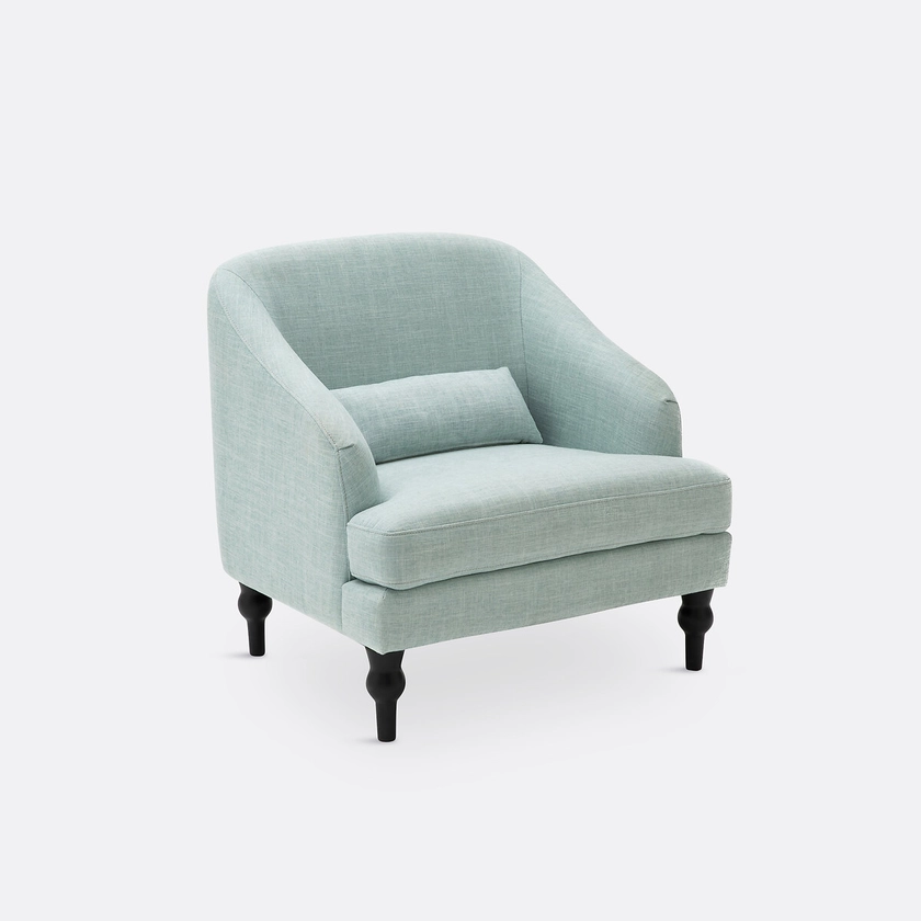 Fauteuil tissu texturé, Belva