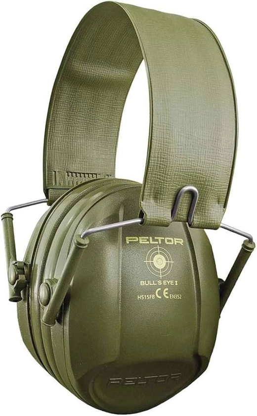 3M PELTOR 3M™ PELTOR™ Casque antibruit Bull's Eye™ I, référence H515FB-516-GN, Vert