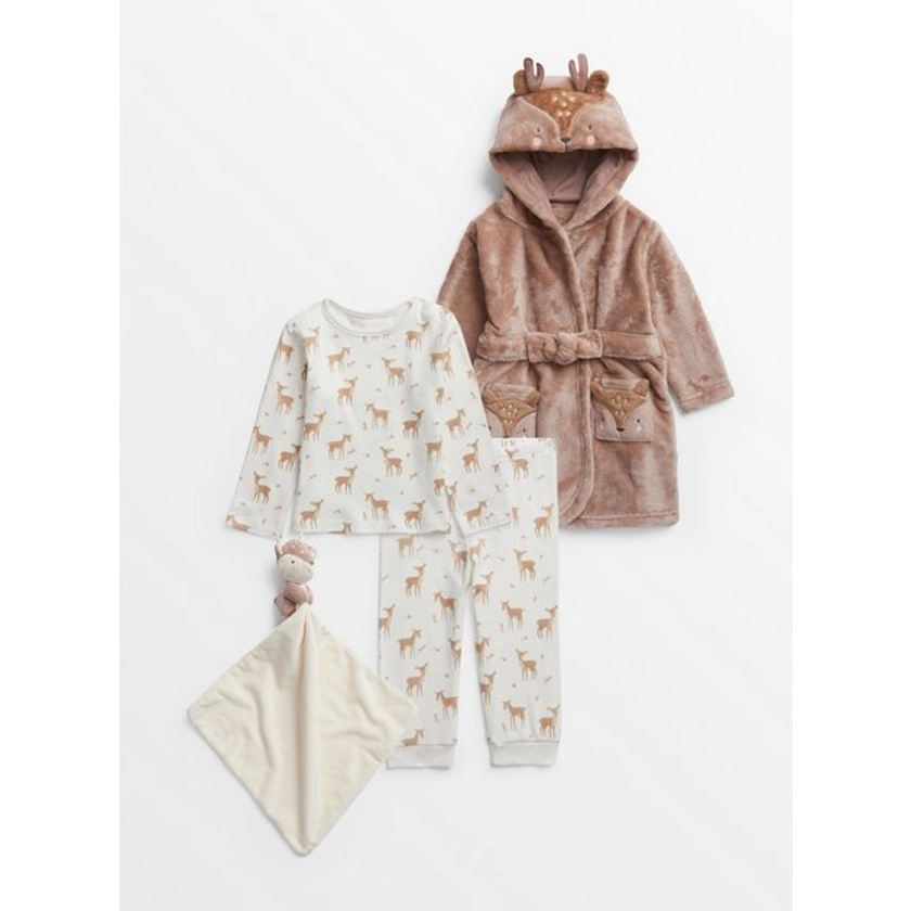 Buy Baby Deer Nightwear & Comforter Gift Set 18-24 months | Christmas nightwear | Tu