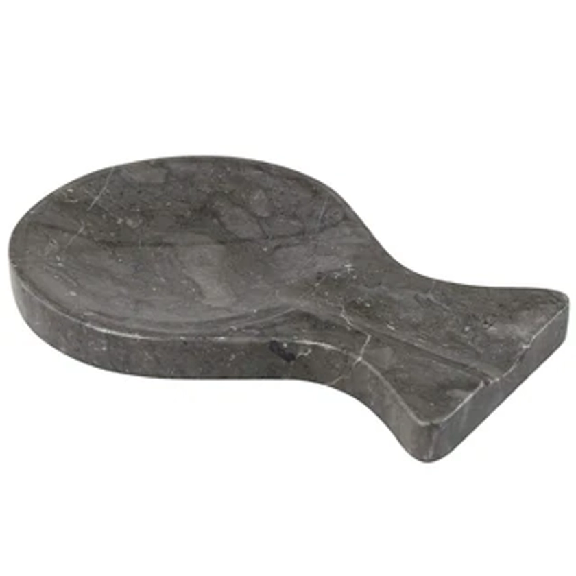 Creative Home Charcoal Marble Spoon Rest Cooking Utensil Holder | Overstock.com Shopping - The Best Deals on Kitchen Gadgets | 35693026