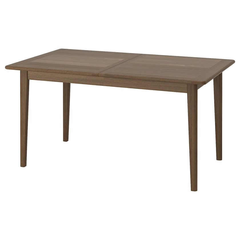 SKANSNÄS table extensible, brun hêtre/plaqué, 150/205x90 cm - IKEA