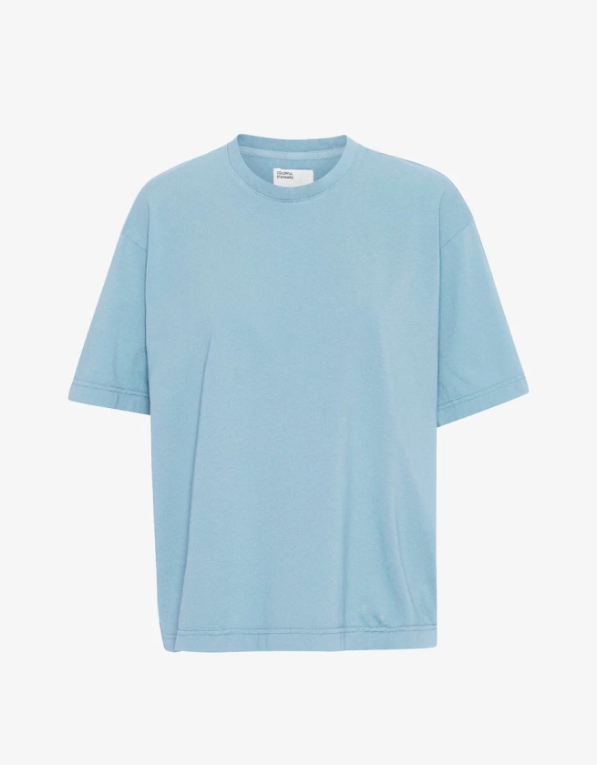 Oversized Organic T-Shirt - Seaside Blue
