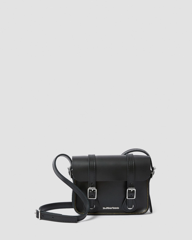 Sac bandoulière en cuir 18 cm en Noir | Dr. Martens