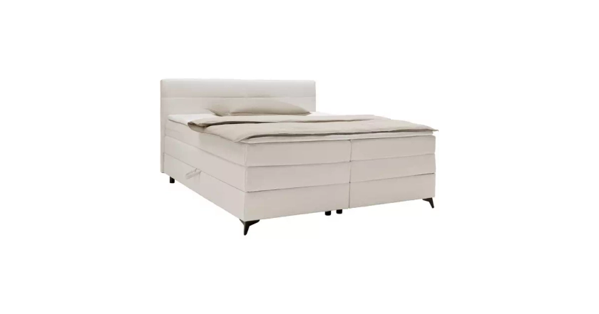 Boxspringbett Bari in Creme ca. 180x200cm online kaufen ➤ mömax