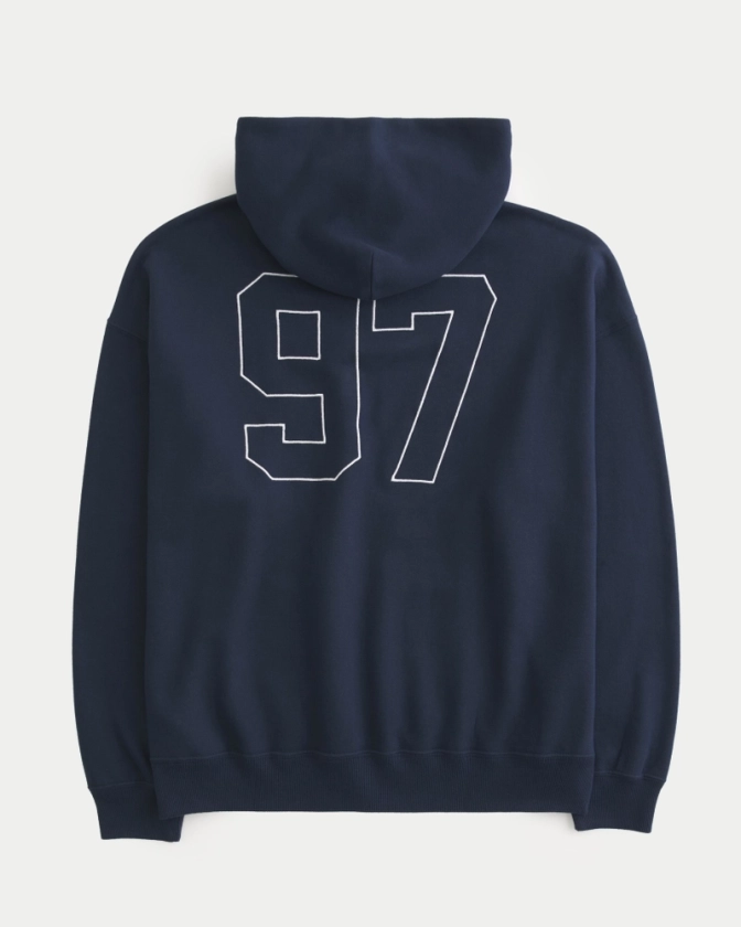 Women's Oversized Chicago Graphic Hoodie | Women's Tops | HollisterCo.com