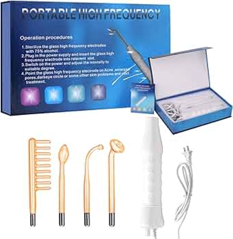 MYSWEETY High F Rrequncy Portable Handheld Facial Skin Care Wand Machine