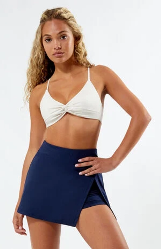 PAC 1980 PAC WHISPER Active Navy Osa Mini Skirt | PacSun