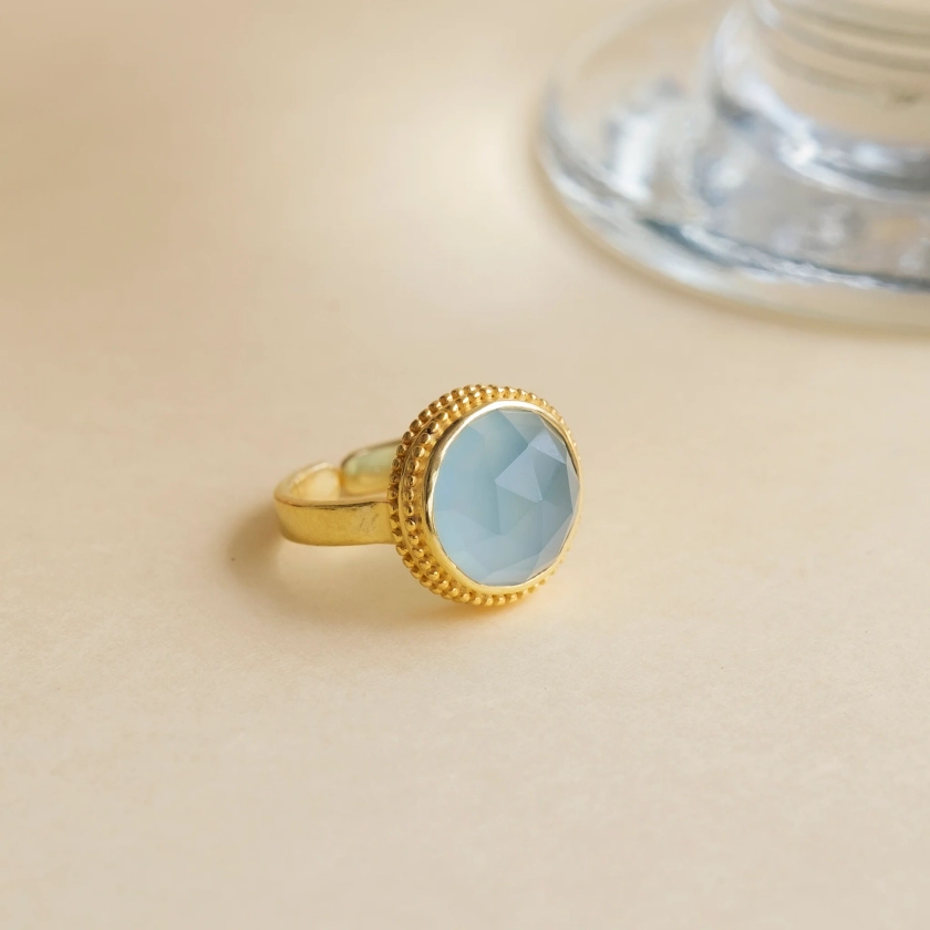 Solis Ring- 18K Gold Plated Brass