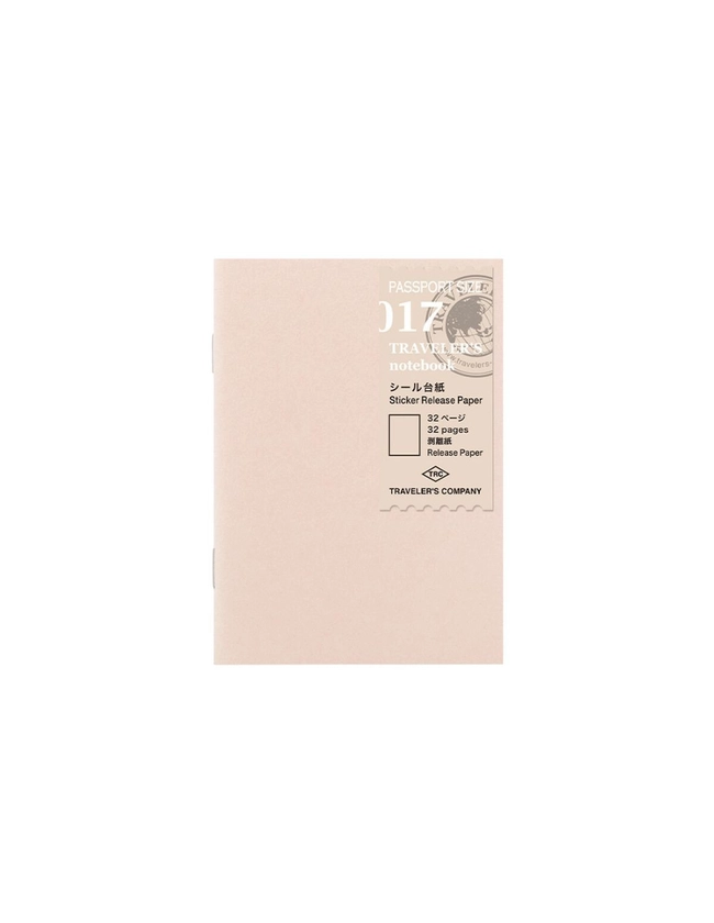 Recharge 017 - Carnet à Stickers - Passport Size - TRAVELER'S notebook