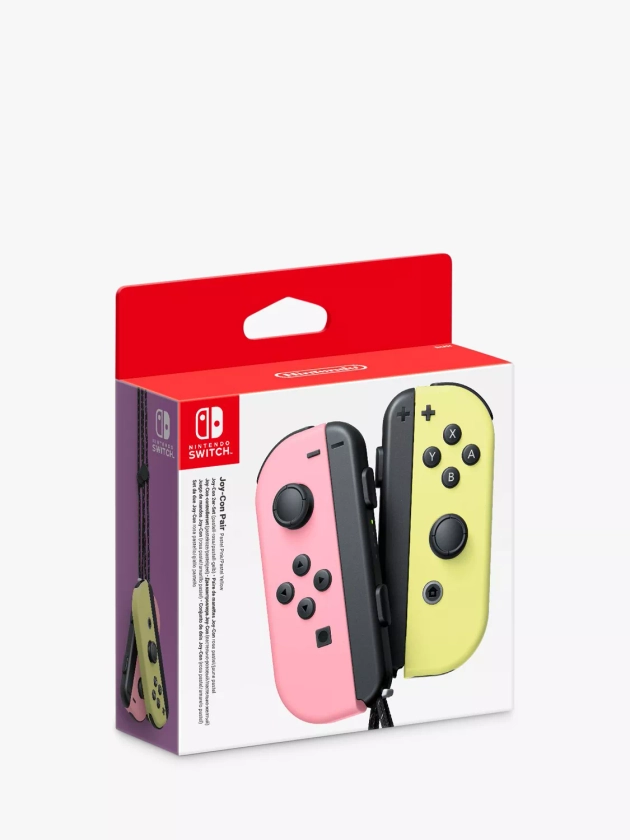 Nintendo Joy-Con Controllers for Switch Console, Pink/Yellow