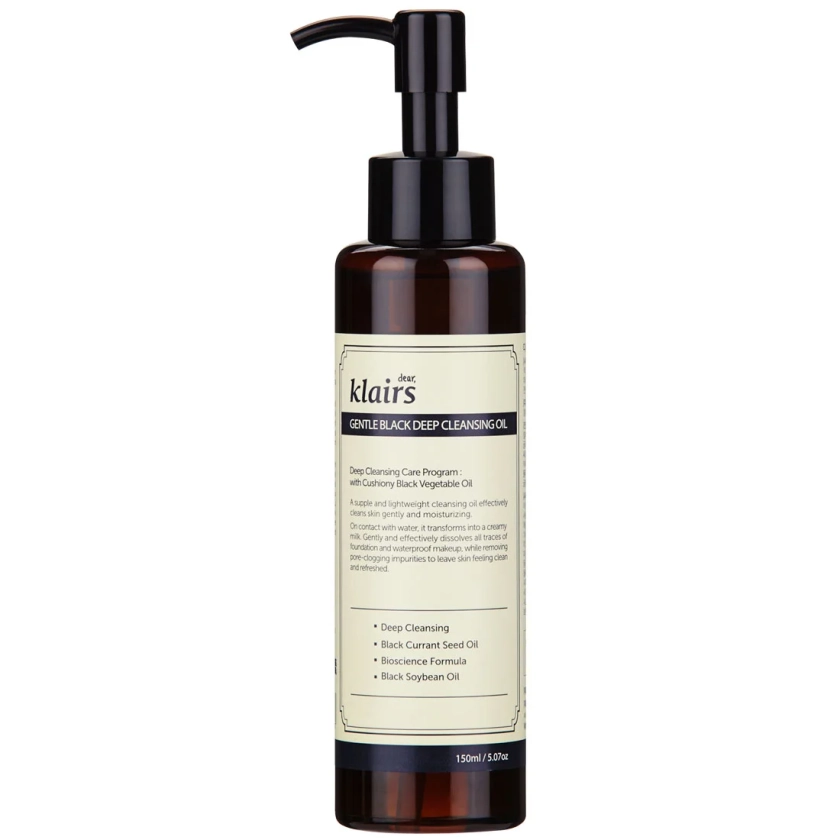 Klairs Gentle Black Deep Cleansing Oil 150 ml | Eleven.fi