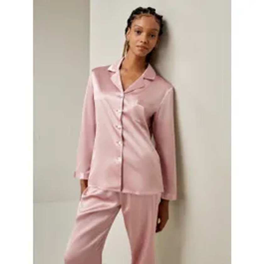 22 Momme Full Length Silk Women Pajamas Set