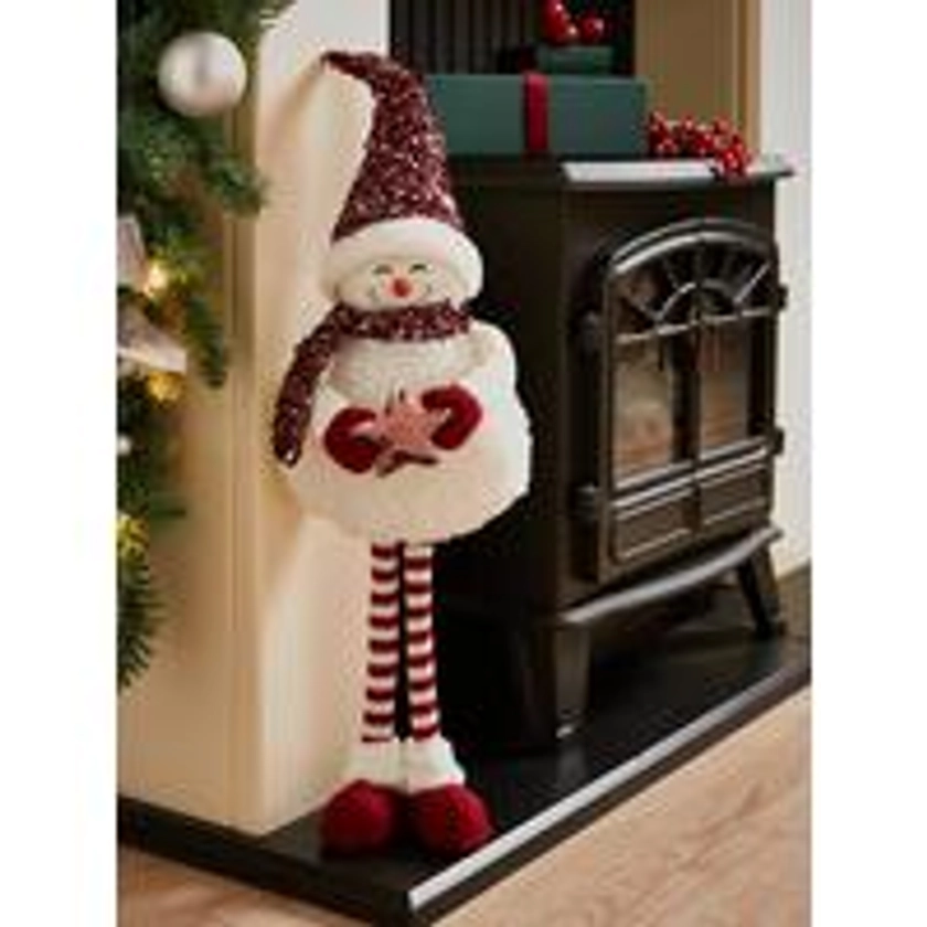 Three Kings Standing Snowgirl Christmas Decoration