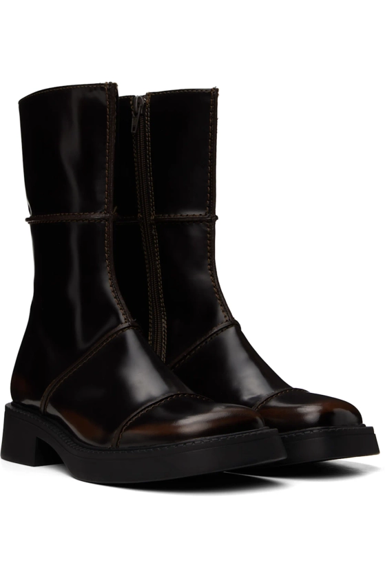 Miista - Brown Dahlia Boots