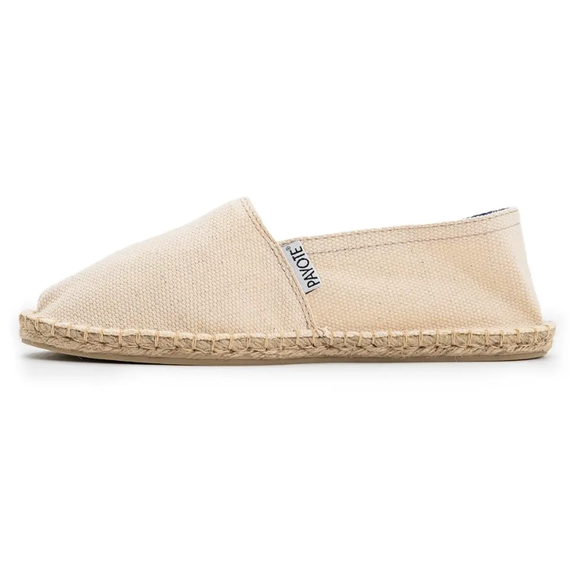 Espadrille Beige En Coton | Made in France - Payote