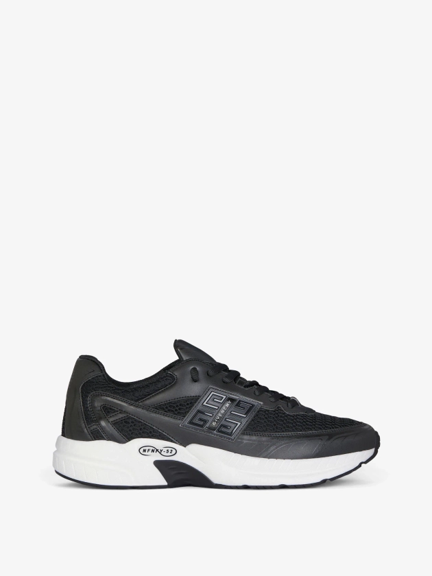 Sneakers NFNTY-52 en cuir synthétique et mesh - noir | GIVENCHY FR