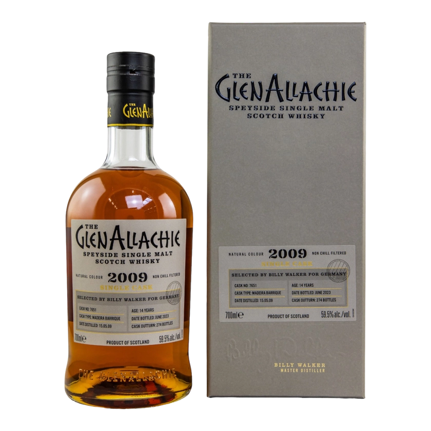 GlenAllachie 14 Jahre 2009 2023 Madeira Barrique #7651 for Germany 59, 124,90 €