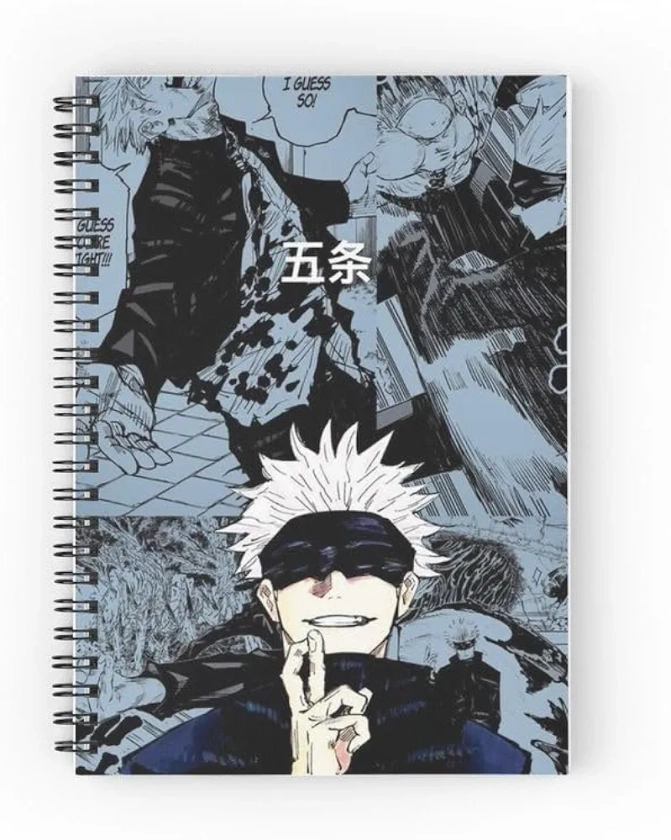 CRAFT MANIACS JUJUTSU KAISEN OLD COMIC ART A5 RULED LAMINATED 160 PAGES NOTEBOOK BEST GIFT FOR ANIME LOVERS : Amazon.in: Office Products