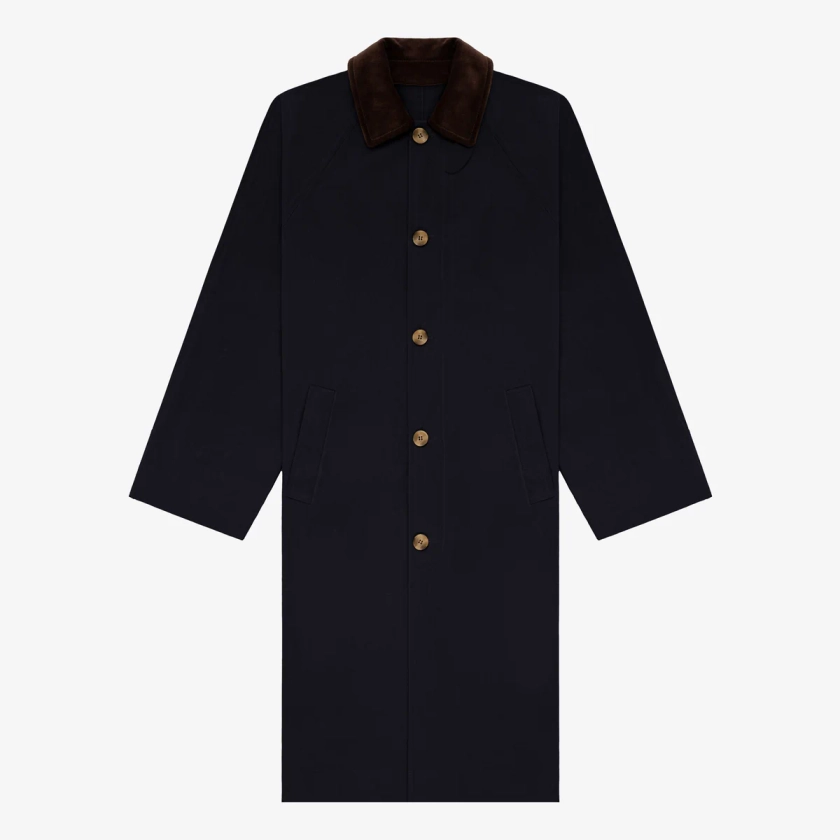 Waxed Duster Coat at AimeLeonDore.com