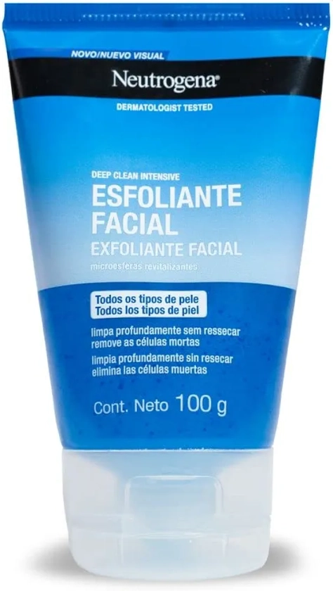 Neutrogena Gel Esfoliante Facial Deep Clean Intensive,100g : Amazon.com.br: Beleza