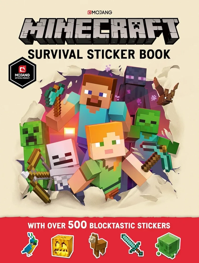 Minecraft Survival Sticker Book: An Official Minecraft Book From Mojang