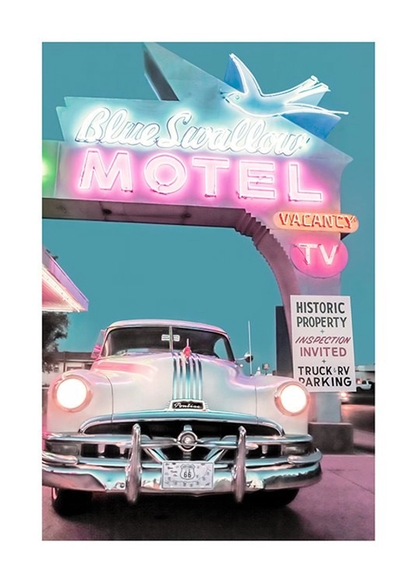 Blue Swallow Motel Affiche