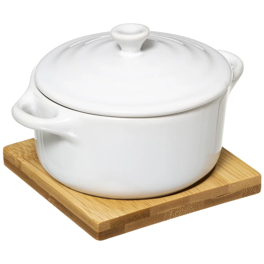 COCOTTE CERAMIQUE BAMBOU D.10CM