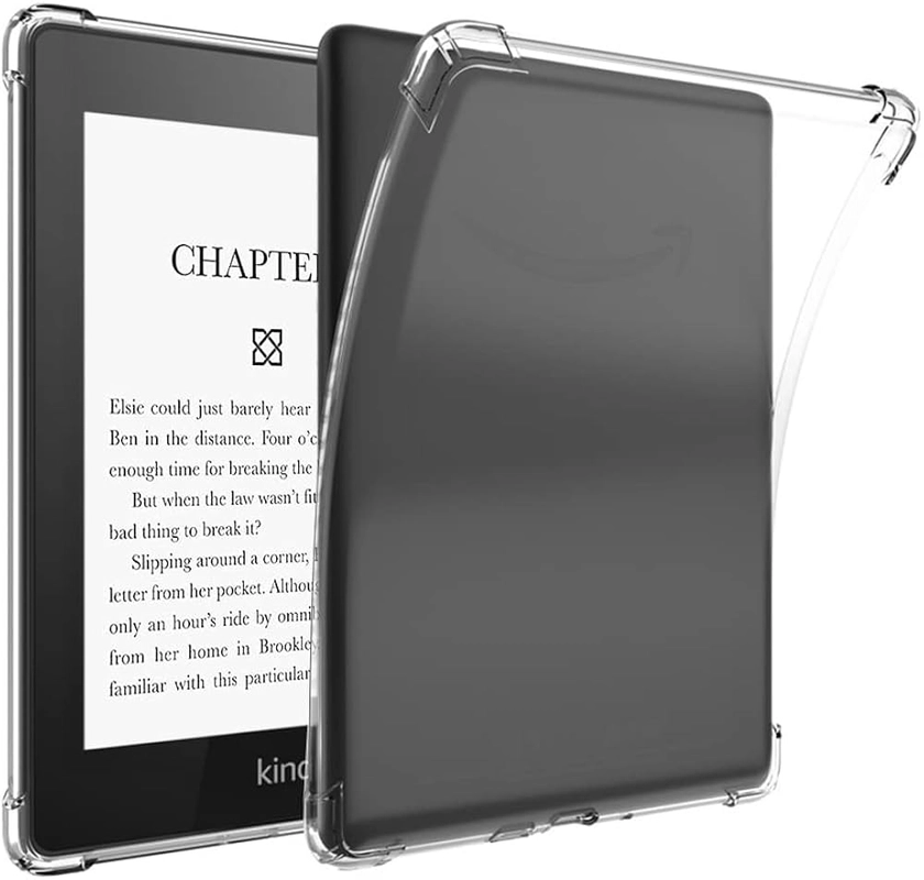 T Tersely Crystal Clear Case Cover for All-New Kindle Paperwhite (11th Generation-2021, 6.8 inch) or Kindle Paperwhite Signature Edition, Shockproof Thin Silicone Case (Transparent) : Amazon.com.au: Electronics