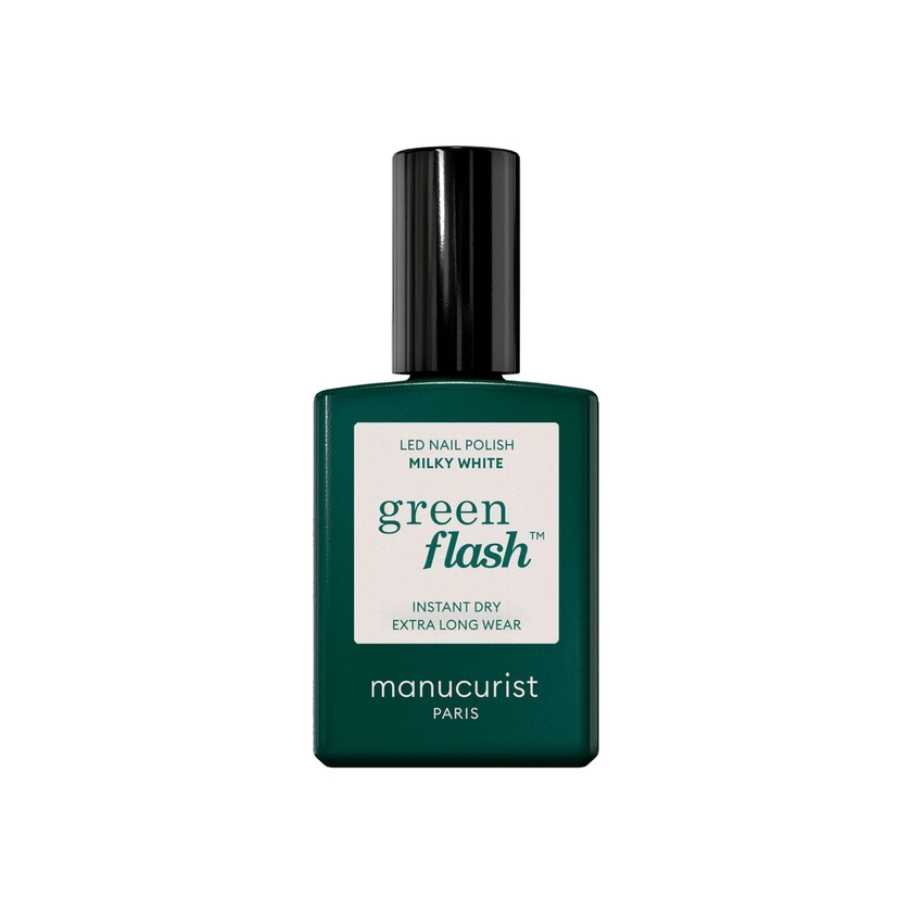 Manucurist | Green Flash - Milky White 15ml Vernis semi-permanent - Milky White 15ml - Blanc