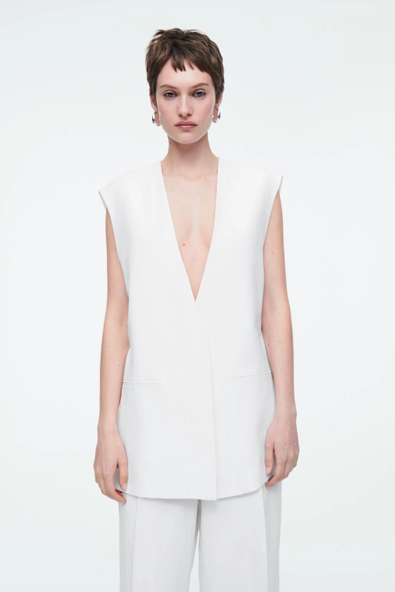 CLEAN WRAP-FRONT WAISTCOAT