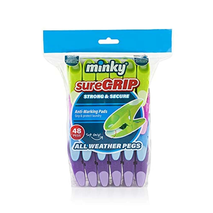 Minky 48pk Sure Grip Pegs on OnBuy