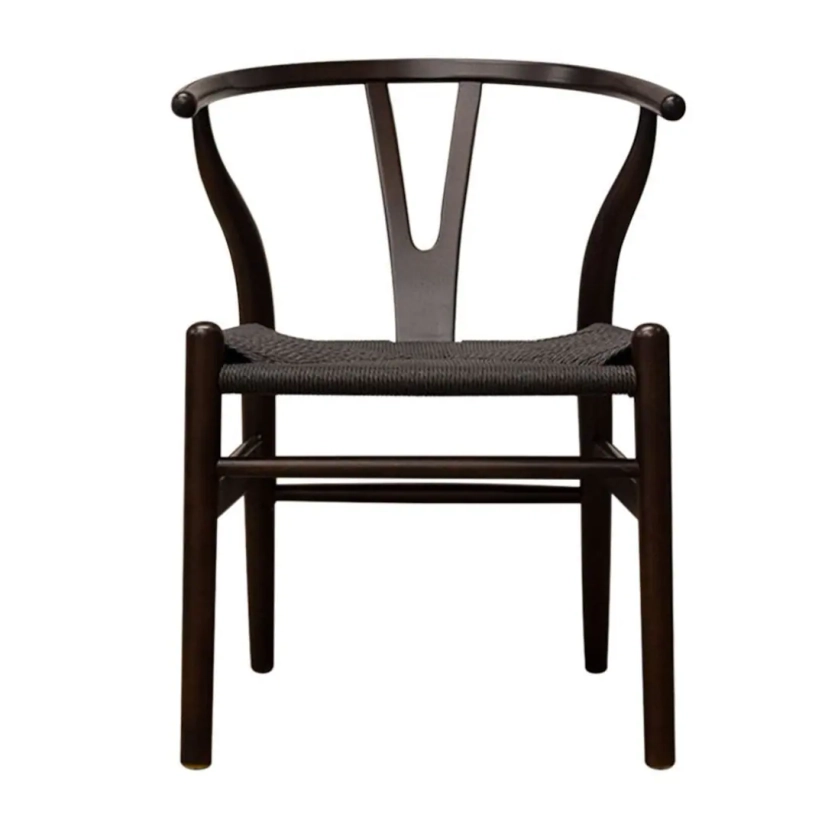 Mid Century Classic Y Chair Dark Walnut - Etsy