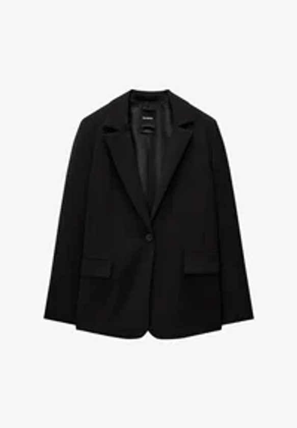 PULL&BEAR Blazer - black/noir - ZALANDO.FR