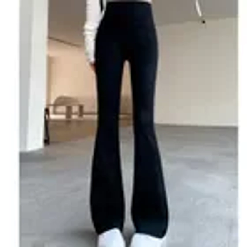 Lexama - High Waist Plain Bootcut Pants (Various Designs) | YesStyle
