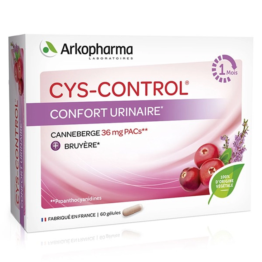 Arkopharma Cys-Control Confort Urinaire Canneberge 60 gélules | Pas cher