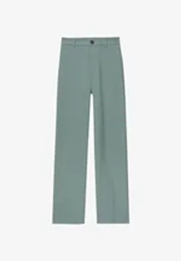 PULL&BEAR SMART STRAIGHT-LEG - Pantalon classique - dark green/vert foncé - ZALANDO.FR