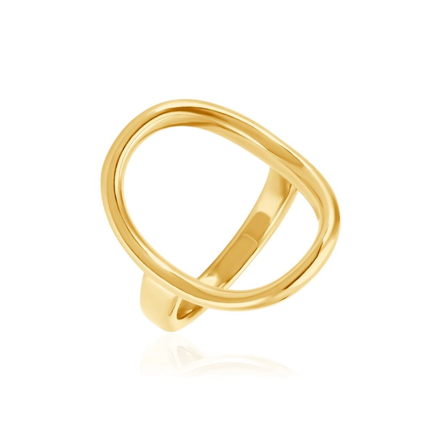 Bague Gold Aura Acier Jaune