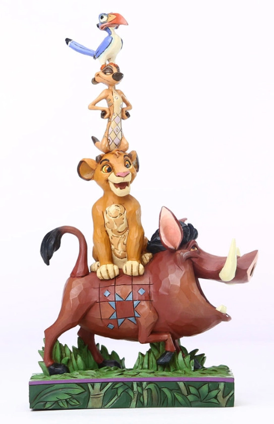 Pumbaa Et Ses Amis Formant Une Tour - Disney Traditions