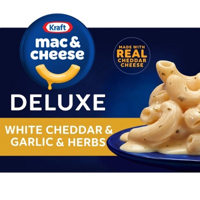 Kraft Deluxe Macaroni & Cheese White Cheddar & Herbs - 11.9oz