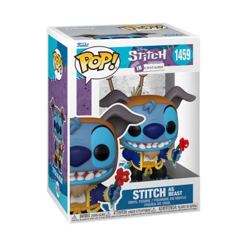 * PRÉ-RESERVA * Funko POP! Disney Stitch In Costume Stitch As Beast #1459