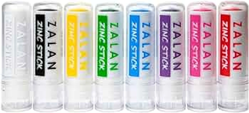 Zalan Colored Zinc Stick Set of 8