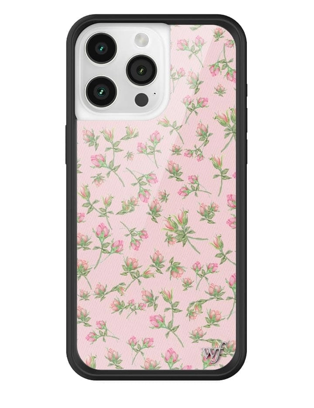 Wildflower Baby Pink Posie Rosie iPhone Case