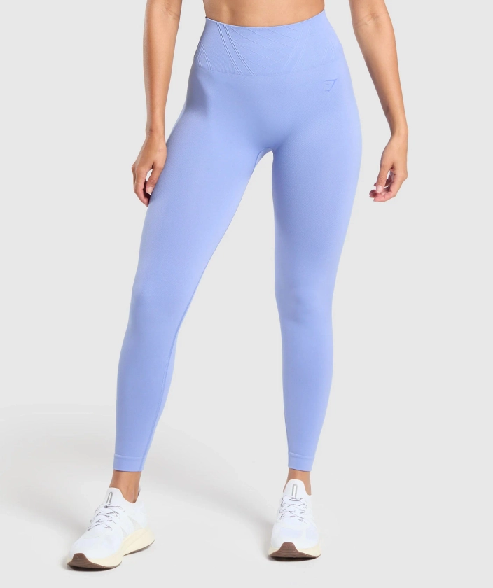 Gymshark Corset Seamless Leggings - Lift Blue