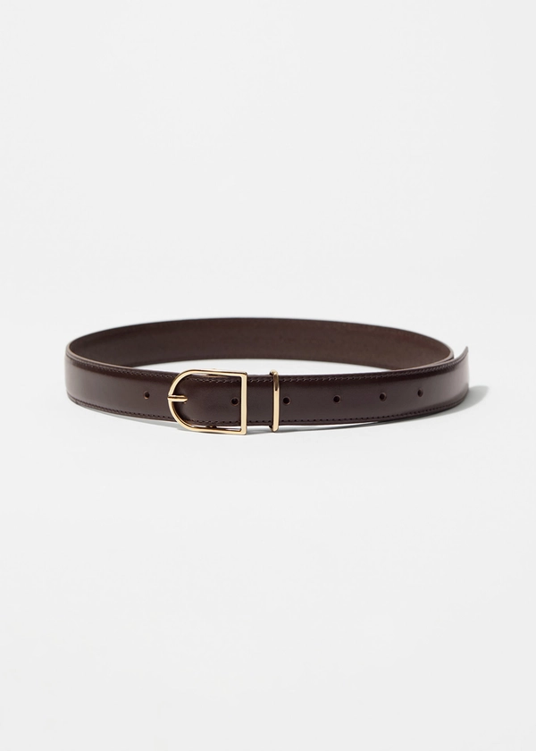 Leather Belt - Mahogany - & Other Stories PT