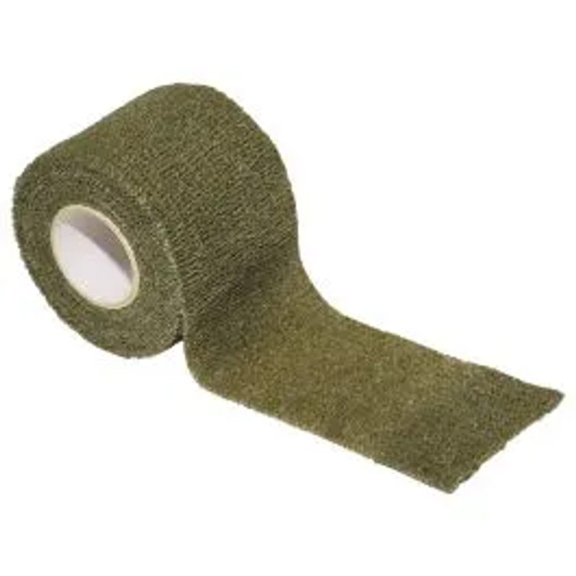 MFH Fabric Self Adhesive Camo Tape 5cm x 4.5m OD Green