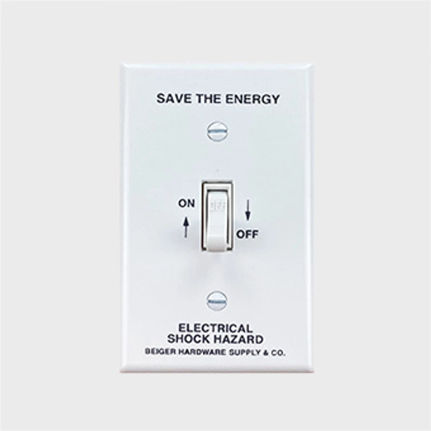 [BH save energy toggle switch wh/gray]