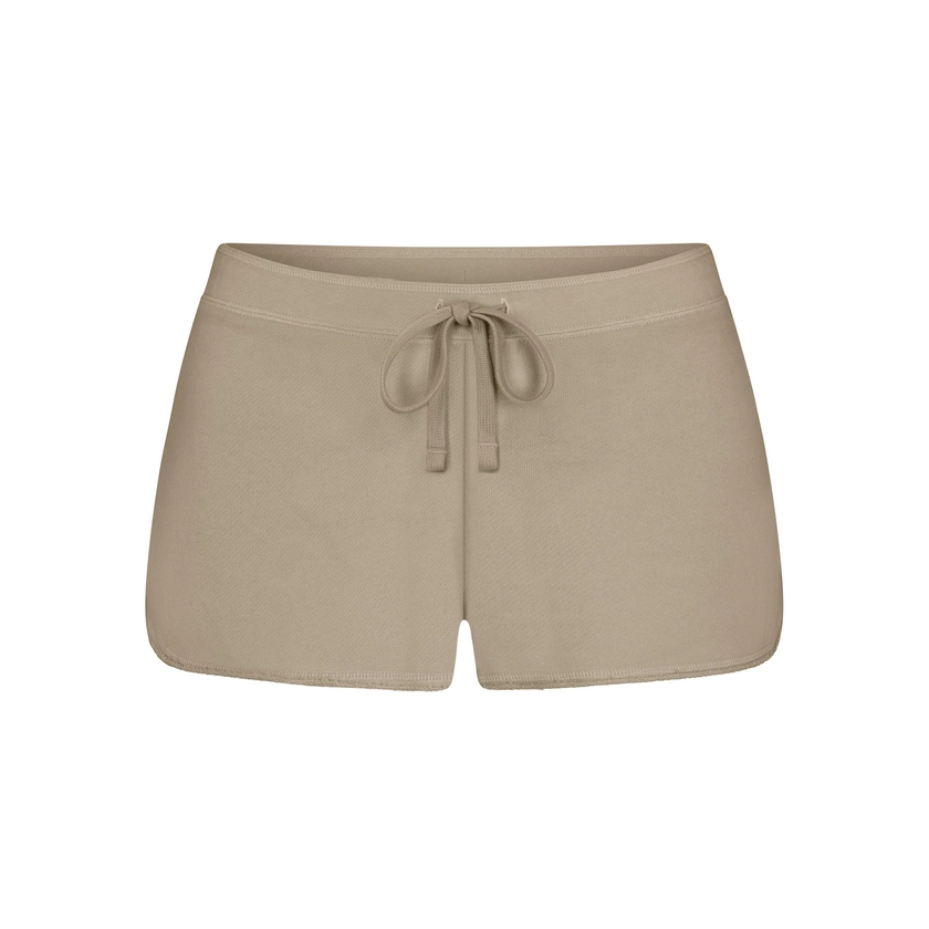 FRENCH TERRY DOLPHIN SHORT | TAUPE