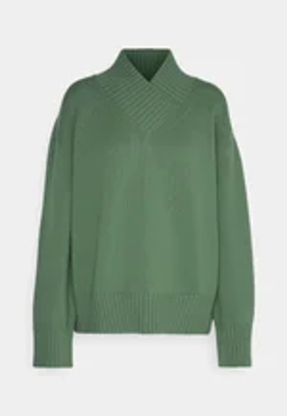 MOA V NECK - Pullover - sage green