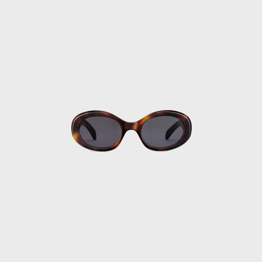 TRIOMPHE 01 SUNGLASSES IN ACETATE - BLONDE HAVANA | CELINE